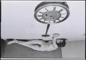 cca 1973 Az idők végezetéig, 3 db szolidan erotikus fénykép, vintage negatívról készült mai nagyítások, 25x18 cm / 3 erotic photos, 25x18 cm