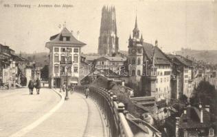 Fribourg, Avenue des Alpes / street view