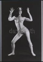 cca 1977 Örömös pillanatok, 3 db szolidan erotikus fénykép, vintage negatívról készült mai nagyítások, 25x18 cm / 3 erotic photos, 25x18 cm