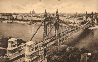 Budapest, Erzsébet híd, Szénásy Béla kiadása (EK)