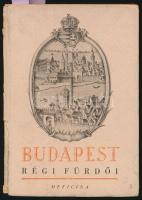 Medriczky Andor: Budapest régi fürdői. Officina Képeskönyvek 41. Bp., 1942, Officina, 47 p.+28 t. Fekete-fehér illusztrációkkal. Kiadói kartonált papírkötés, kissé kopottas borítóval, hiányzó gerinccel, de a könyvtest egyben van. Az Officina Kiadóvállalat megrendelő lapjával.