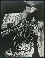 cca 1977 Iharkút és Zobákbánya, 2 db feliratozott vintage fotó feliratozva, 22x17,5 cm és 16x23 cm