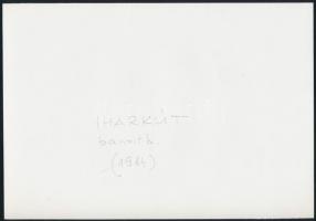 cca 1977 Iharkút és Zobákbánya, 2 db feliratozott vintage fotó feliratozva, 22x17,5 cm és 16x23 cm