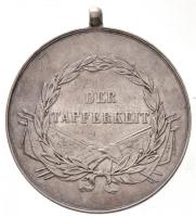 1914. "I. osztályú Ezüst Vitézségi Érem" Ag kitüntetés, "A" fémjellel a peremen,...
