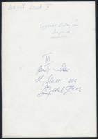 cca 1968 Gyenes Kálmán: Szikrák között, feliratozott vintage fotóművészeti alkotás, 24x17 cm