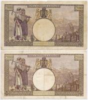 Románia 1941. 2000L vízjeles papíron + 1943. 2000L vízjeles papíron + 1943. 10.000L vízjeles papíron...