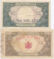 Románia 1941. 2000L vízjeles papíron + 1943. 2000L vízjeles papíron + 1943. 10.000L vízjeles papíron...