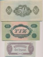 1944. "A Vöröshadsereg Parancsnoksága" 1P + 2P + 5P + 10P + 20P + 50P + 100P + 1000P T:III...