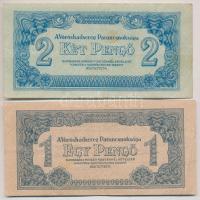 1944. "A Vöröshadsereg Parancsnoksága" 1P + 2P + 5P + 10P + 20P + 50P + 100P + 1000P T:III...