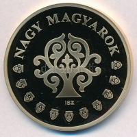 ifj. Szlávics László (1959-) 2011. "Nagy Magyarok / Szent István 1000-1038" aranyozott Cu ...