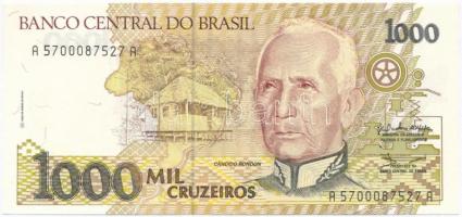 Brazília 1990-1991. 1000C T:I Brazil 1990-1991. 1000 Cruzeiros C:UNC