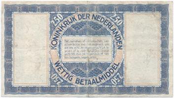 Hollandia 1938. 2 1/2G T:III,III-
Netherlands 1938. 2 1/2 Gulden C:F,VG