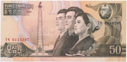 Észak-Korea 1992. 50W T:I North Korea 1992. 50 Won C:UNC