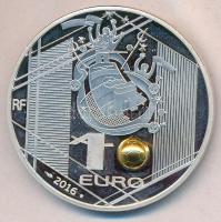 Franciaország 2016. 10E Ag "UEFA 2016" T:PP ujjlenyomat
France 2016. 10 Euro Ag "UEF...