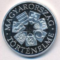 Fritz Mihály (1947- ) DN "Államalapítás 1000 / Magyarország Történelme" Ag emlékérem (15g/...