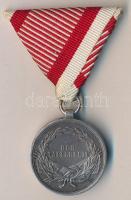 1914. "Ferenc József II. osztályú Ezüst Vitézségi Érem" jelzetlen Ag kitüntetés modern mel...