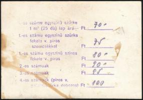 cca 1930 Budapest XI. Hintalan Gyula mozaiklap készítő reklámfotó 14x9 cm