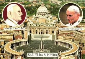 56 db MODERN vallásos motívumlap pápákkal / 56 modern religious motive cards with the pope