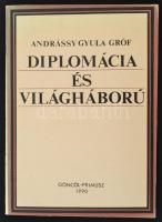 Andrássy Gyula: Diplomácia és világháború. Bp., 1990, Göncöl - Primusz. Papírkötésben, jó állapotban.
