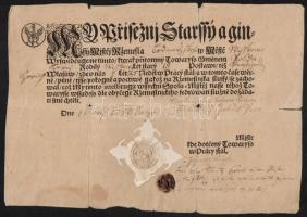 1750-1790 Három okmány benyomott szignettákkal /  3 documents, with imprinted signettas