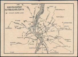 1949 BSzKRt dolgozók által kiadott kártyanaptár, fontos utazási információkkal