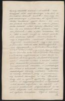 1854 Okmány 10Fl CM okmánybélyeggel / 1854 Receipt with 10Fl document stamp