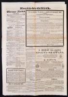 1863 A Sürgöny c. újság 110. száma