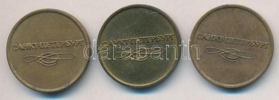 Oroszország / Szentpétervár DN Metró zseton (3x) T:2
Russia / Saint Petersburg ND Metro jeton (3x) ...