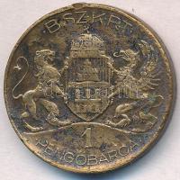 ~1940. "Budapest Székesfővárosi Közlekedési Rt. - Pálya Udvar - AÜ / B.SZ.K.R.T - 1 Pengőbárca&...