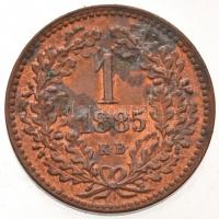 1885KB 1kr Cu "Középcímer" T:1-,2
Adamo M4.1