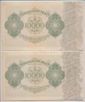 Németország / Weimari Köztársaság 1922. 10.000M (5x) sorszámkövetők T:I,I-
Germany / Weimar Republi...