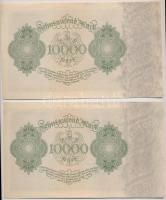 Németország / Weimari Köztársaság 1922. 10.000M (5x) sorszámkövetők T:I,I-
Germany / Weimar Republi...