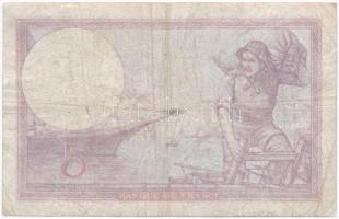 Franciaország 1928. 5Fr T:III- ly.
France 1928. 5 Francs C:VG hole
Krause 72