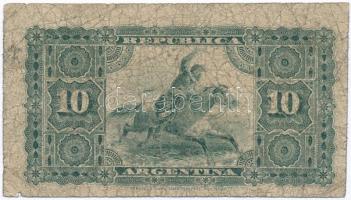 Argentína 1884. 10c T:III-,IV
Argentina 1884. 10 Centavos C:VG,G
Krause 6