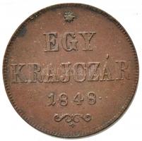 1848. 1kr Cu T:1-,2 kis ph.
Adamo B1