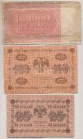 Szocialista Szövetségi Szovjet Köztársaság 1918. 1R + 3R + 25R + 100R + 1919. 1000R + 1921. 100.000R...