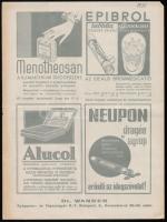 cca 1930 Lupaverin gyógyszer plakát 22x31 cm