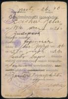 1932 Fényképes jogosítvány