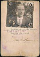 1932 Fényképes jogosítvány