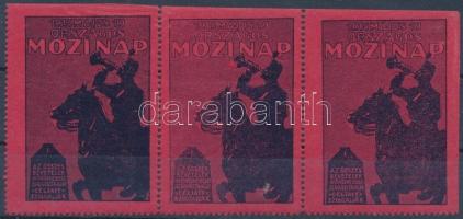 1915 Mozinap - Vöröskereszt javára levélzáró hármascsík