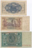 Németország / Weimari Köztársaság 1929. 10M + 20M + Német Harmadik Birodalom 1933. 50M (2x) + 1942. ...