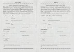 ~1990. "Első Danubius Közraktározási és Kereskedelmi Zrt. Közraktározási Jegy" kitöltetlen...