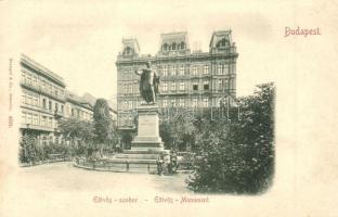 Budapest V. Eötvös szobor, Magyar-Francia Biztosító- és Részvénytársaság épülete (EK)