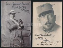 cca 1905-1910 6 db katonai fotó, kitüntetések. Fotólapok + 1 db