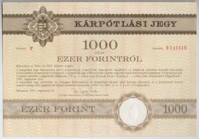 Budapest 1906. "Pesti Hazai Első Takarékpénztár-Egyesület" nyeremény-kötvénye 100K-ról, sz...