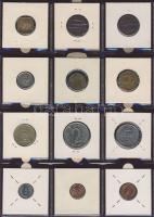 Hagyaték gyűjtemény, egész világ, régi és új, 180db érme, benne nominál és sok tengerentúl, 15 lapos...