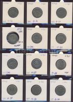 Hagyaték gyűjtemény, egész világ, régi és új, 180db érme, benne nominál és sok tengerentúl, 15 lapos...