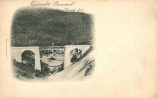 Anina, Stájerlakanina, Steierdorf; Vasúti híd, V. Rose / railway bridge (EK)
