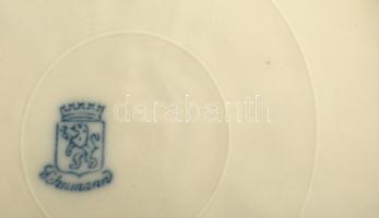 Schumann áttört szélű tál, kézzel festett, jelzett, hibátlan, d:20,5 cm