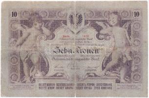 1900. 10K T:III-
Hungary 1900. 10 Korona C:VG 
Adamo K9